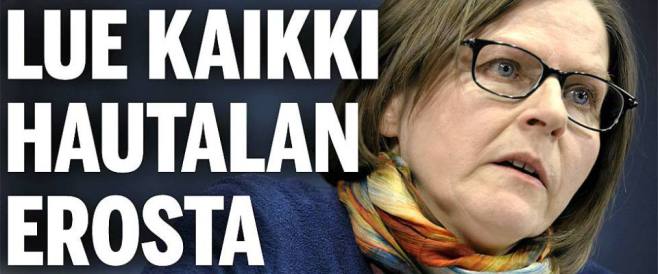 Heidi Hautala erosi ministerin tehtävästä