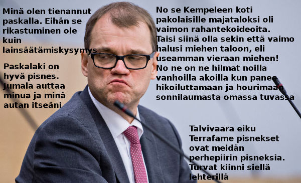 Pääministeri Juha Sipilän (kesk.) enojen, serkkujen ja lasten omistaman yrityksen Terrafame-yhteydestä tehtiin eduskuntakysely.